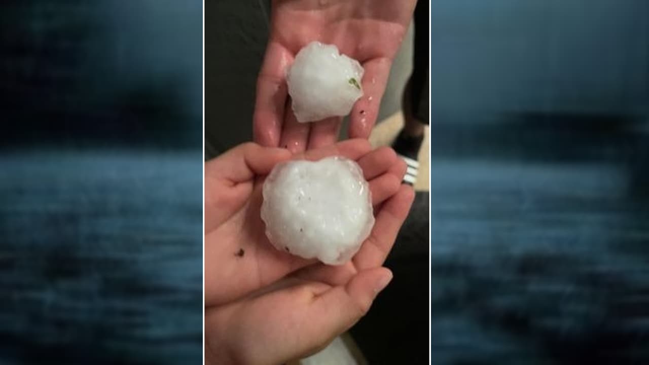 A través de nuestra cuenta en Facebook,
<b><a href="https://www.facebook.com/univision23dfw" target="_blank">Univision23DFW</a></b>, Yuri Castillo compartió esta imagen de la caída de 
<b>granizo del tamaño de pelotas de ping-pong en Lewisville</b>.