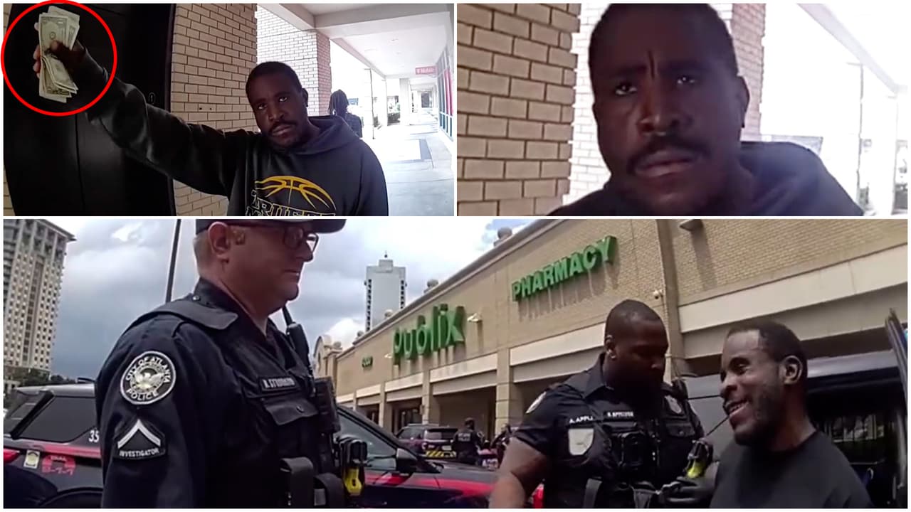 Persecución policial a pie acaba en un amigable gesto entre oficial y sospechoso