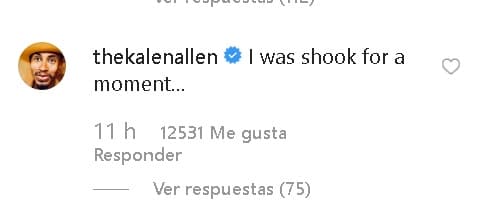"
<b>Quedé sorprendido</b> por un momento", le escribió el famoso 'youtuber' 
<b><a href="https://www.youtube.com/channel/UCLal92cwX3CEBTq2T5E-zjg" target="_blank">Kalen Allen</a></b>. 
<br>