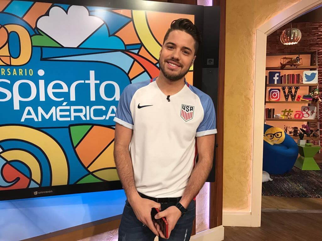 Nuestro William Valdés se puso la camiseta de USA.