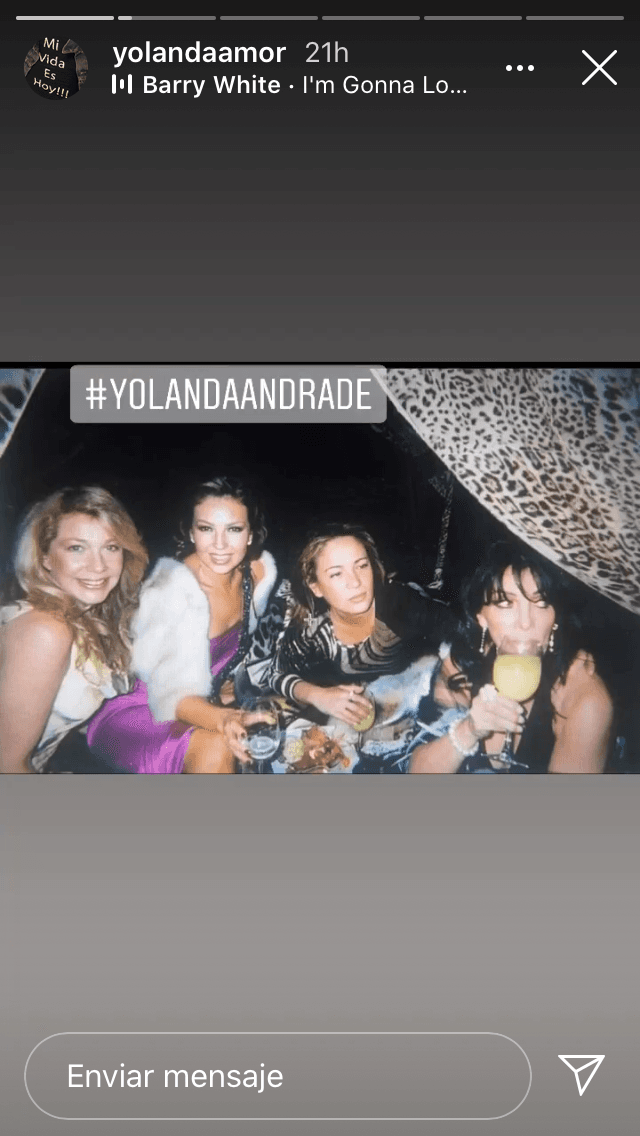 Pero el tema del supuesto romance que ella y Yolanda Andrade tuvieron en el pasado volvió a salir a la luz esta semana a raíz de unas declaraciones que la periodista mexicana Claudia de Icaza realizó en su canal de YouTube 'De historia en historia'. 
<br>