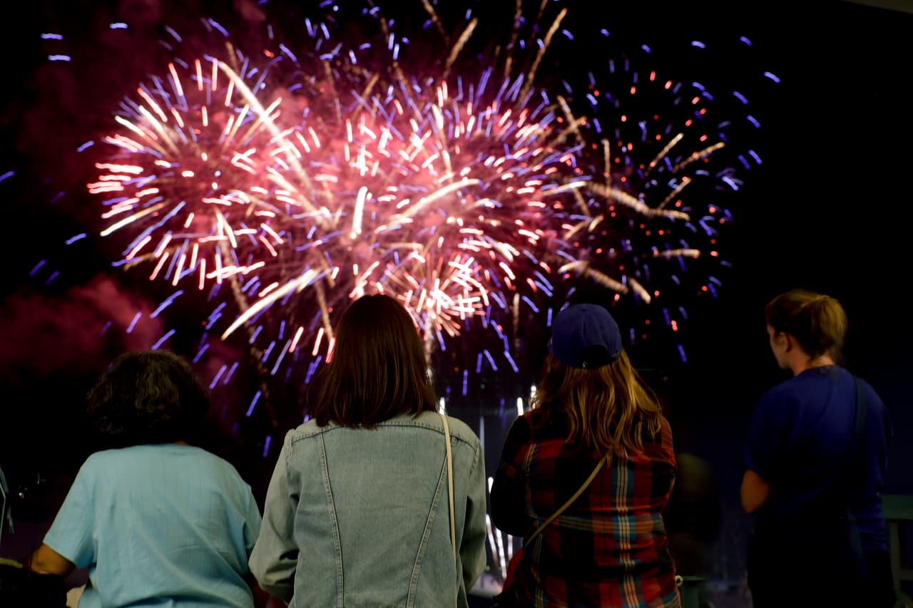 Eventos gratuitos para ver fuegos artificiales en Año Nuevo en Florida Central