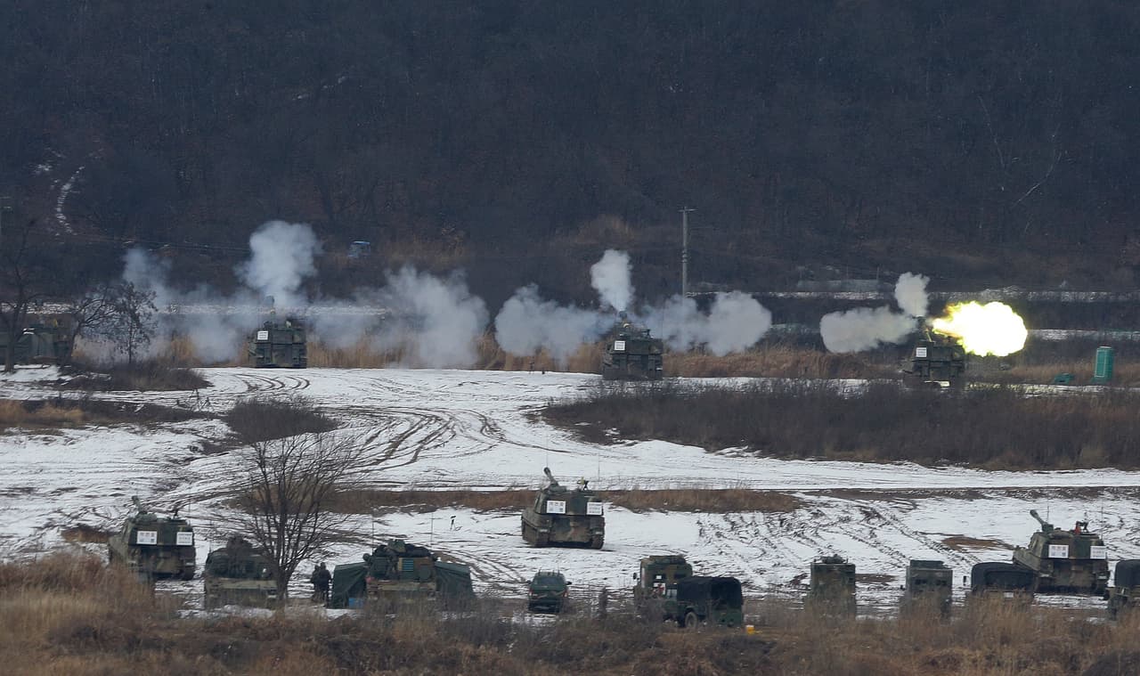 Aviones estadounidenses vuelan sobre Corea del Sur en medio de tensiones con Norcorea
