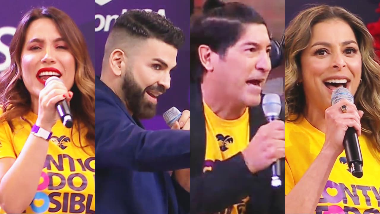 El evento del año del TeletonUSA se convirtió en una divertida fiesta donde por única ocasión, 
<b>Lindsay Casinelli</b>, 
<b>Iván Zamorano</b>,
<b> Jomari Goyso</b> y 
<b>Lourdes Stephen </b>mostraron sus dotes como cantantes.