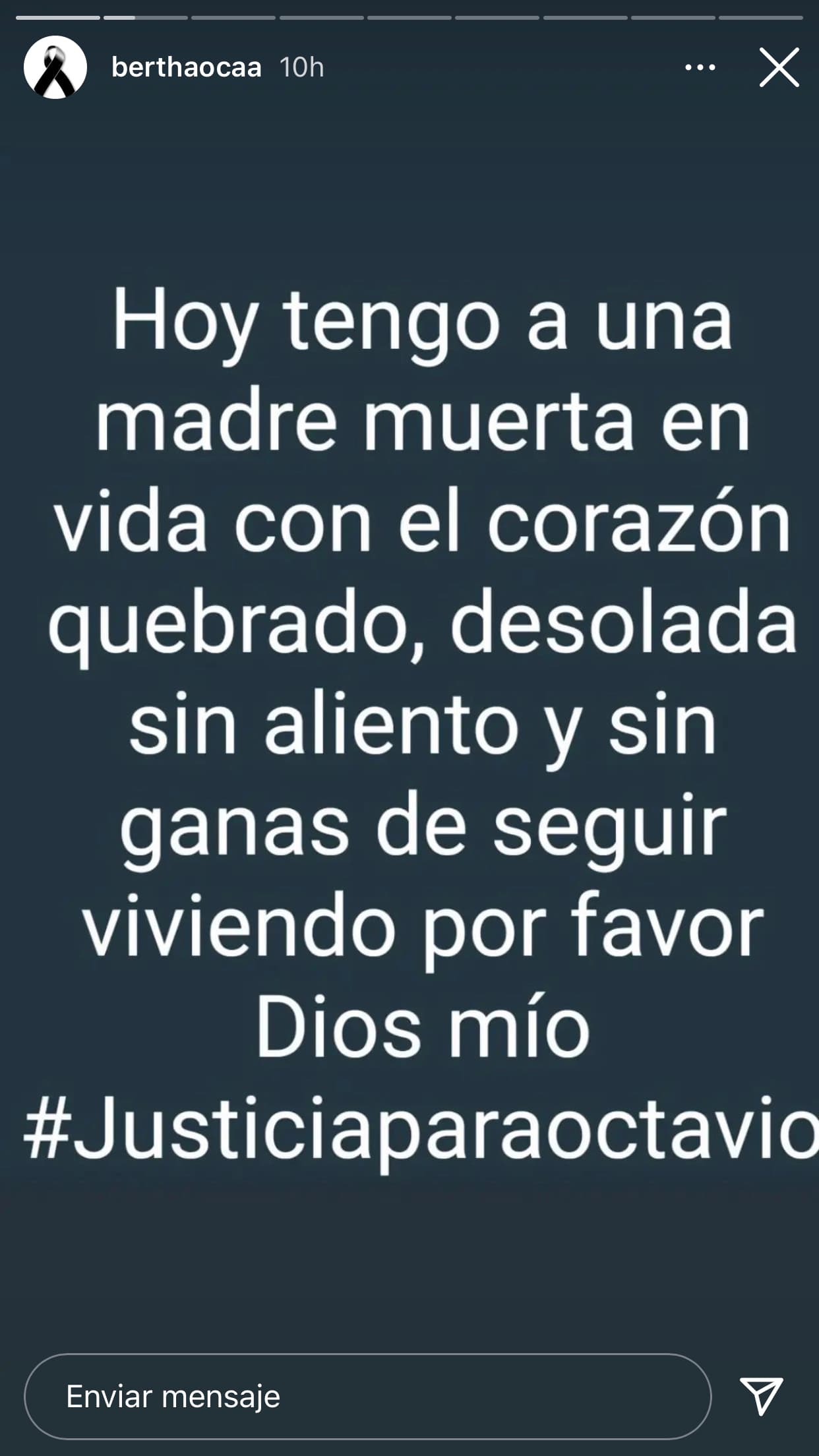 Tras el entierro, la familia del actor ahora enfrenta otros conflictos. Por ejemplo, Bertha Ocaña, una de las dos hermanas del actor, puso este mensaje en Instagram en donde refleja el sentir de ella y su mamá: "Hoy tengo a 
<b>una madre muerta en vida</b> con el corazón quebrado, desolada, sin aliento y sin ganas de seguir viviendo". 
<br>