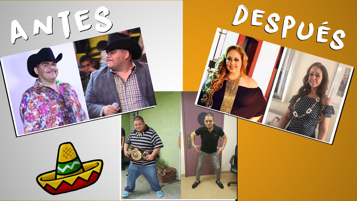 Estos cantantes le ganaron la batalla al sobrepeso y el resultado salta a la vista