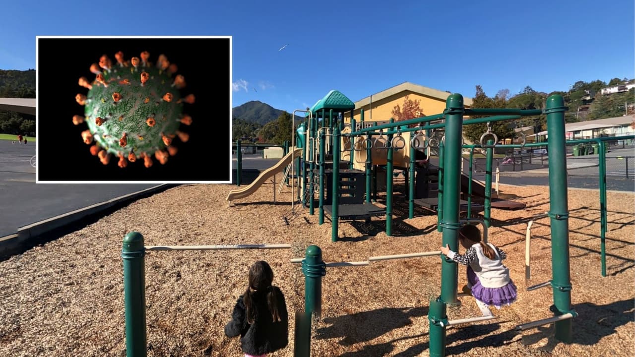 Ponen en cuarentena masiva a niños tras contagios de coronavirus en una escuela del Área de la Bahía