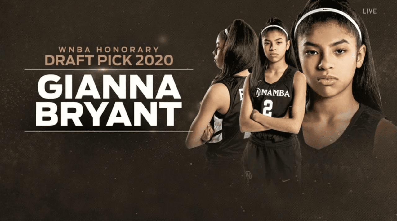Gianna Bryant, nombrada selección honoraria por la WNBA 