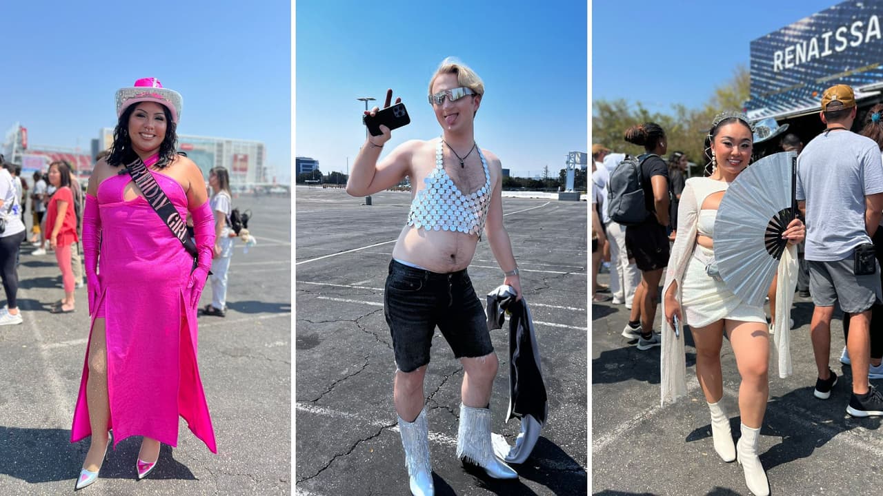 Emoción en el Levi's Stadium: fans de Beyoncé desafían el calor para lucir sus mejores atuendos antes del gran concierto
