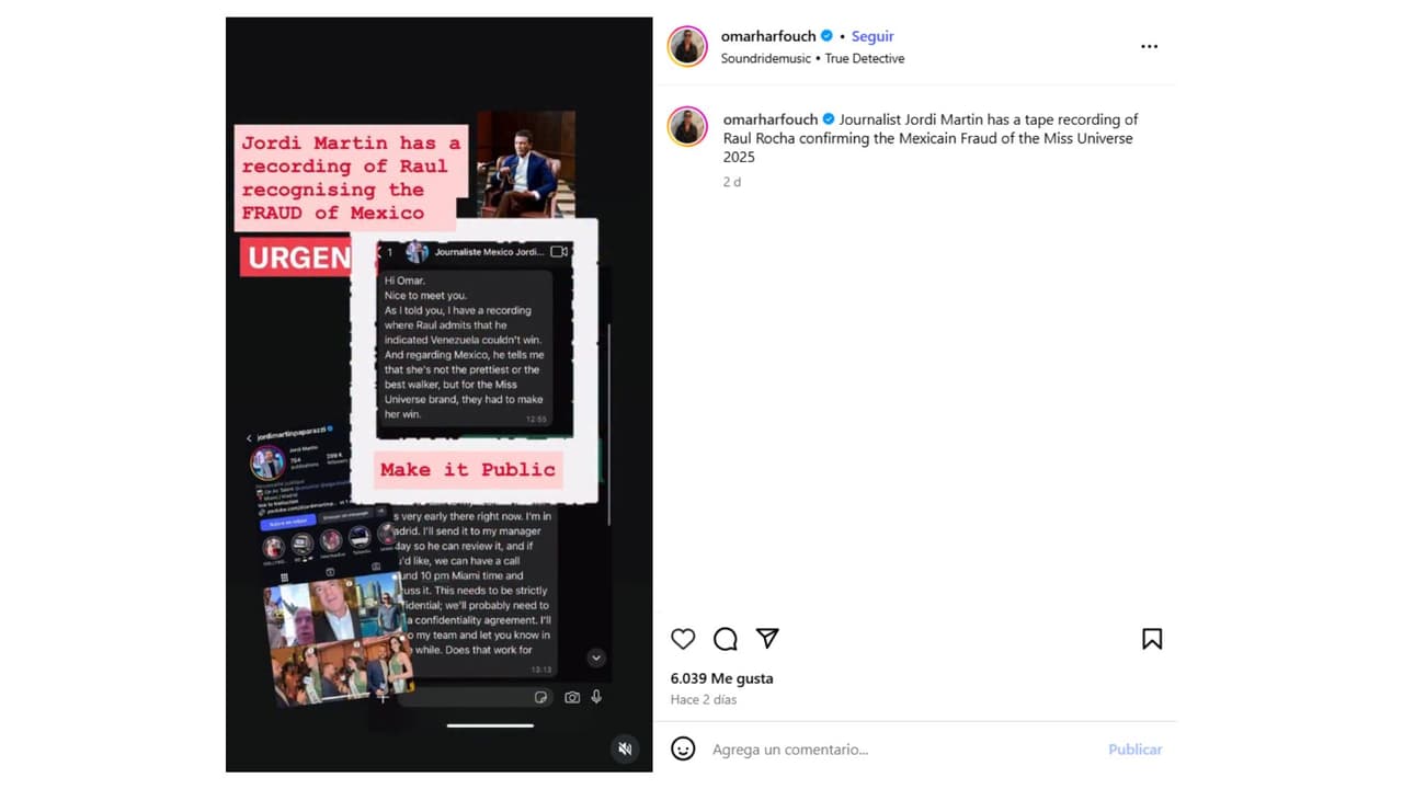 La conversación entre Jordi Martín y Omar Harfouch.