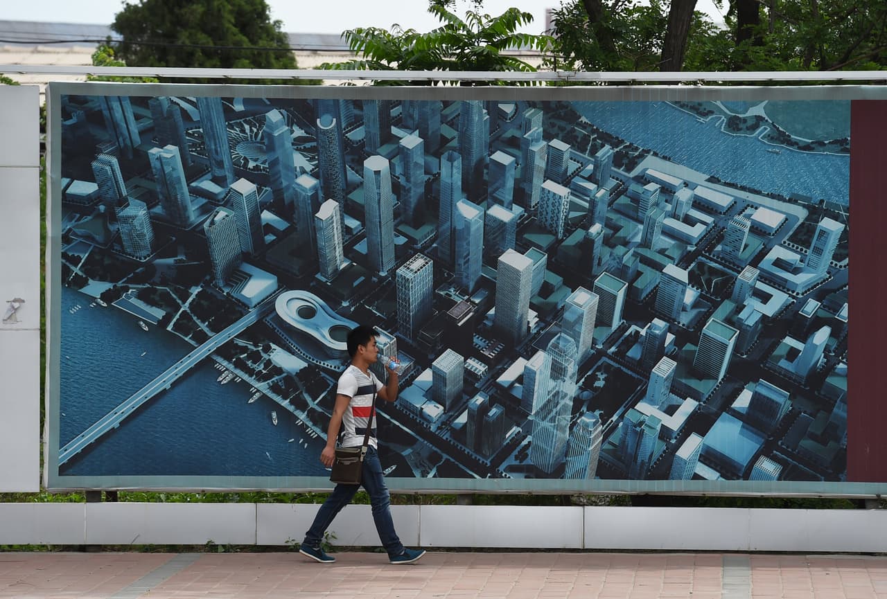 La falta de inversionistas dejó las torres de Yujiapu a medio construir.