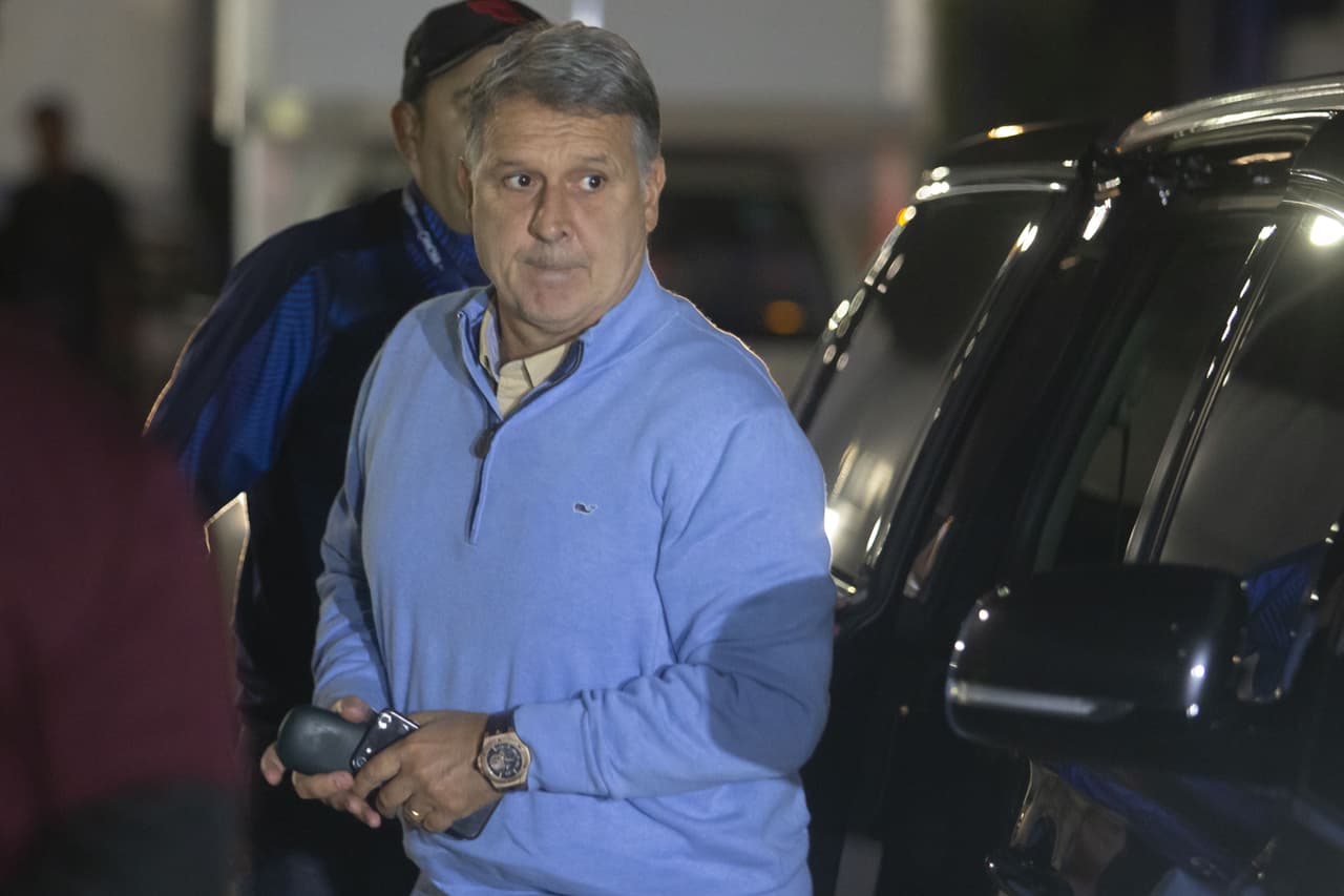 Gerardo 'Tata' Martino estuvo presente para ver el encuentro en vivo.