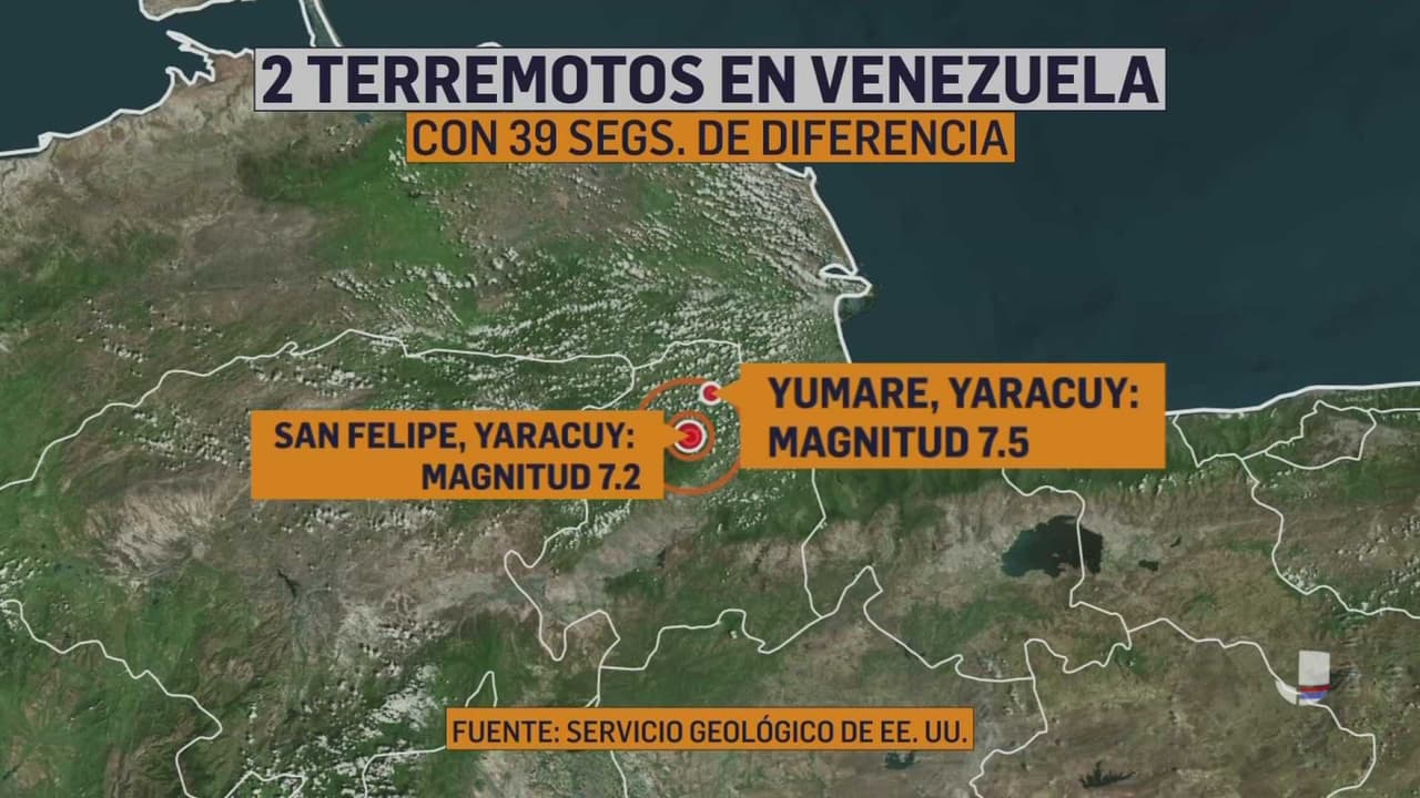 Dos terremotos en Venezuela dejan devastación y emergencia nacional