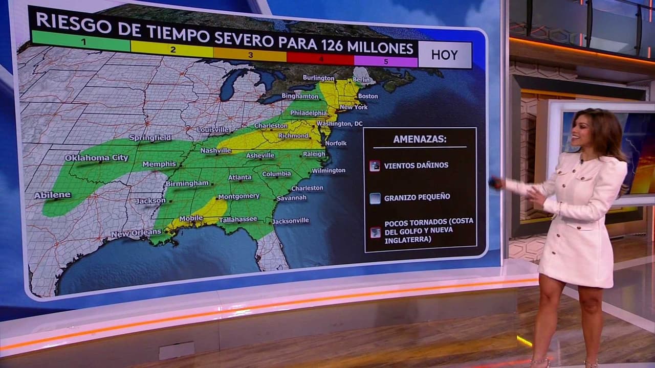 Pronóstico del tiempo hoy en Nueva York: Amenaza de tiempo severo; el termómetro alcanzará 90 °F