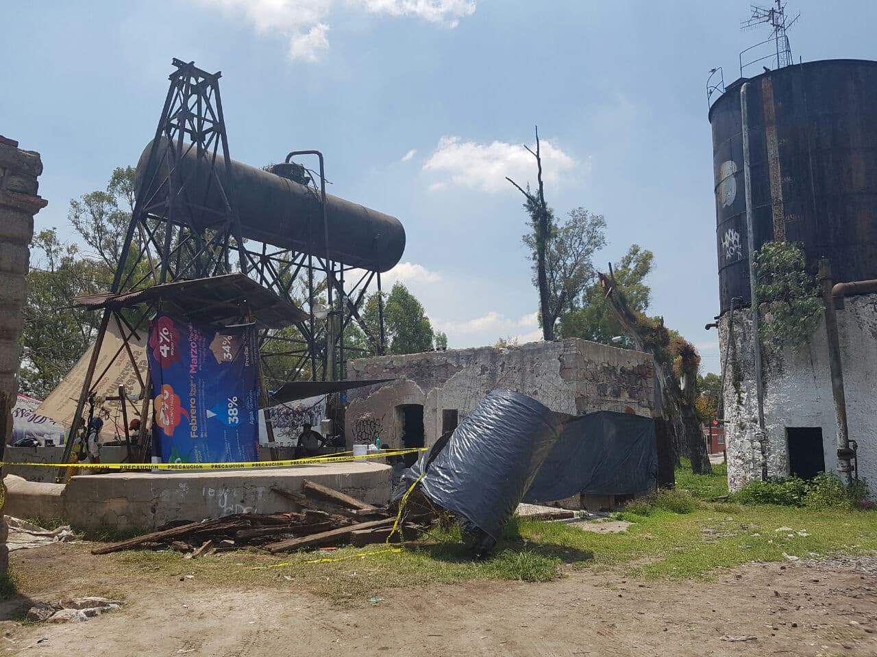 Las inmediaciones del lugar del hallazgo.