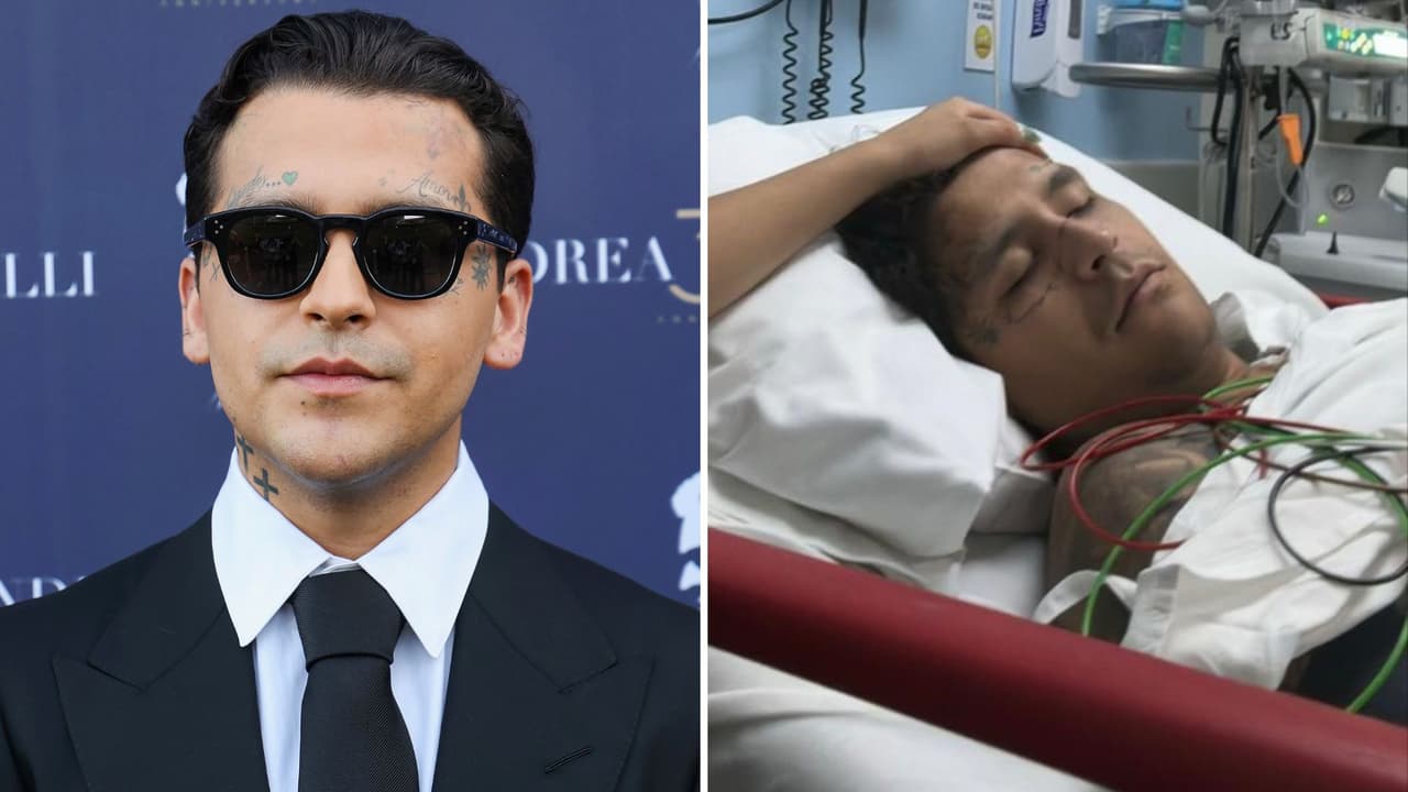 Christian Nodal está hospitalizado y Ángela Aguilar estaría con él: lo que se sabe de su salud