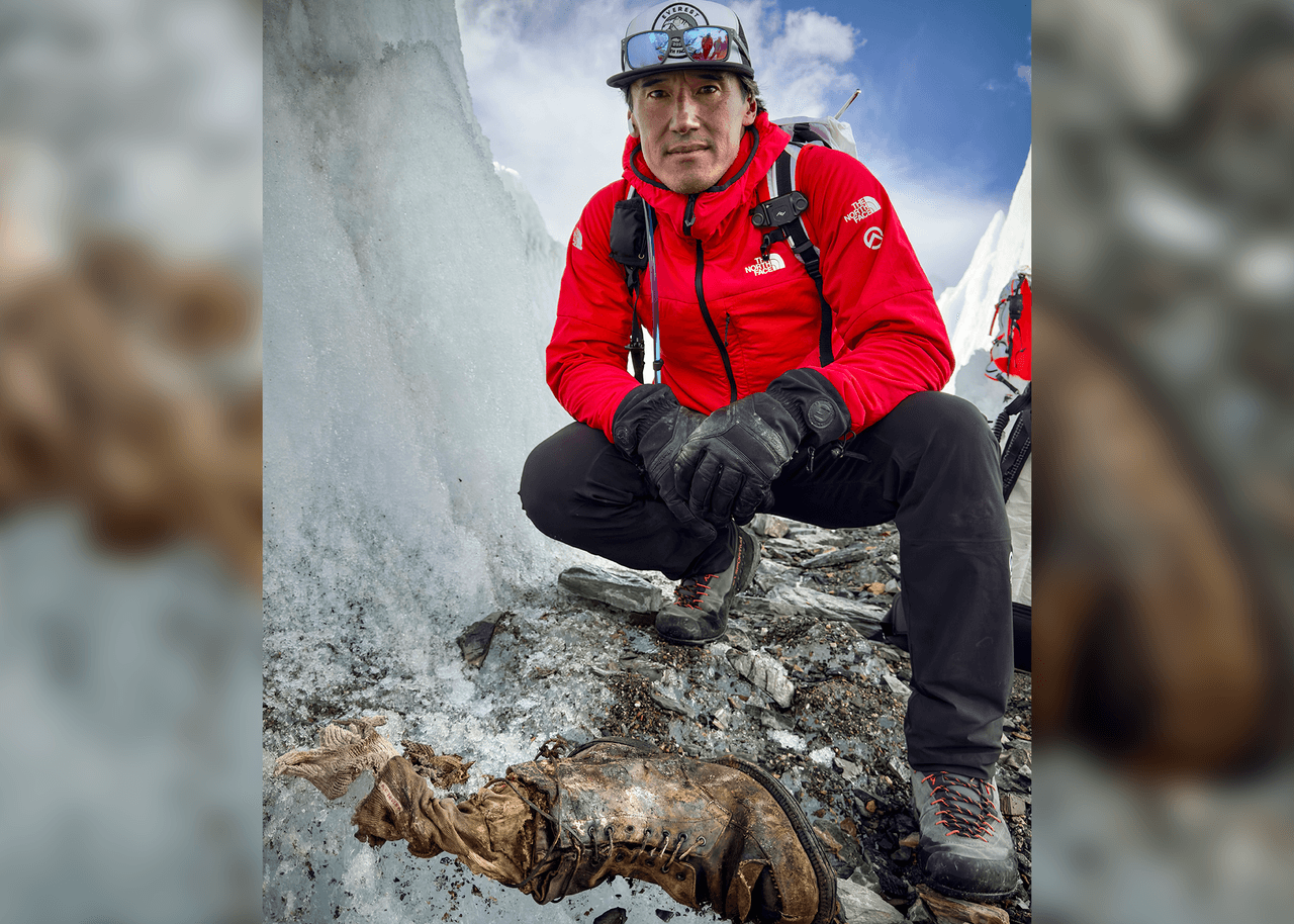 Un pequeño equipo dirigido por el explorador de National Geographic, fotógrafo, director ganador del Oscar y escalador profesional Jimmy Chin descubrió un calcetín bordado con "A.C. Irvine", junto con una bota, en el glaciar central de Rongbuk, debajo de la cara norte del Everest. Esta es la primera prueba posible de la muerte de Irvine desde que desapareció durante una expedición en 1924.
