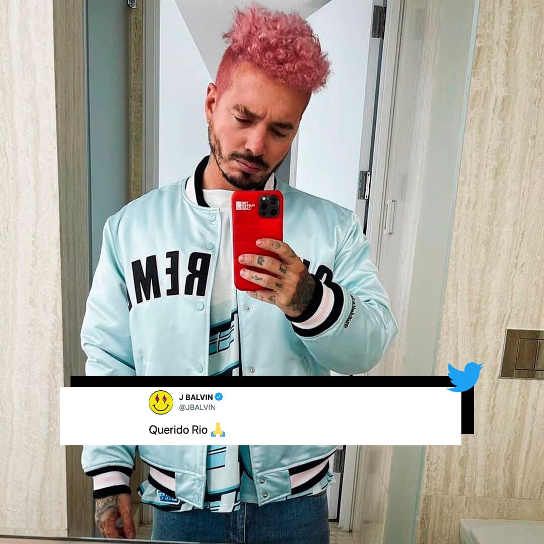 Aunque no hizo oficial que había nacido, el reggaetonero colombiano escribió: “Querido Rio”, revelando así su nombre y dando a conocer que ya habría nacido.