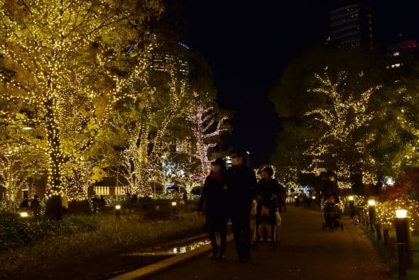 El trabajo de iluminación se lleva a cabo desde el mes de noviembre para que la ciudad brille con luz propia durante diciembre.