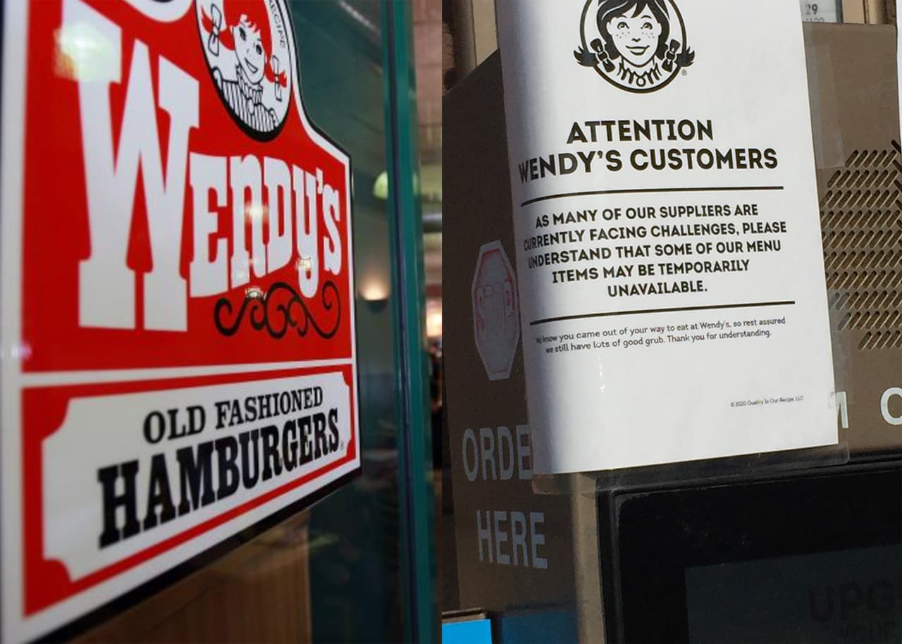 Wendy's enfrenta las consecuencias de la escasez de producción de carne y suspende menús