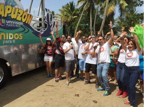 Univision Puerto Rico llevó la fiesta a Punta Santiago y Tropical Beach.