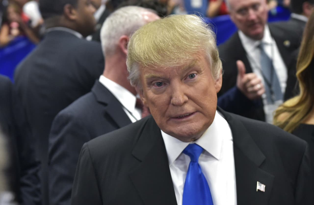 Así que Donald Trump expuso su sobre preso ante los ojos del mundo.