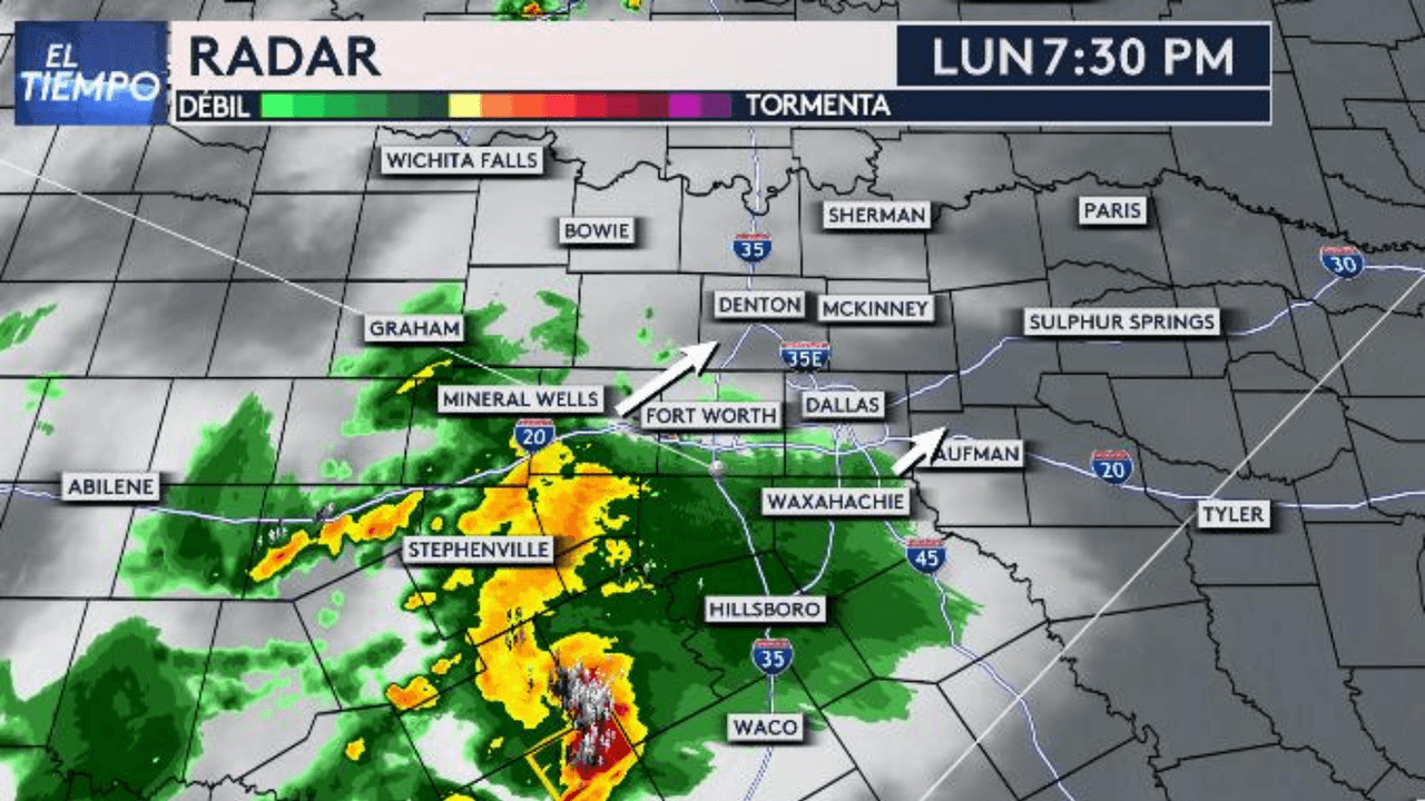 Llega la lluvia al Metroplex. Nelly Carreño te informa de las condiciones en las próximas 48 horas