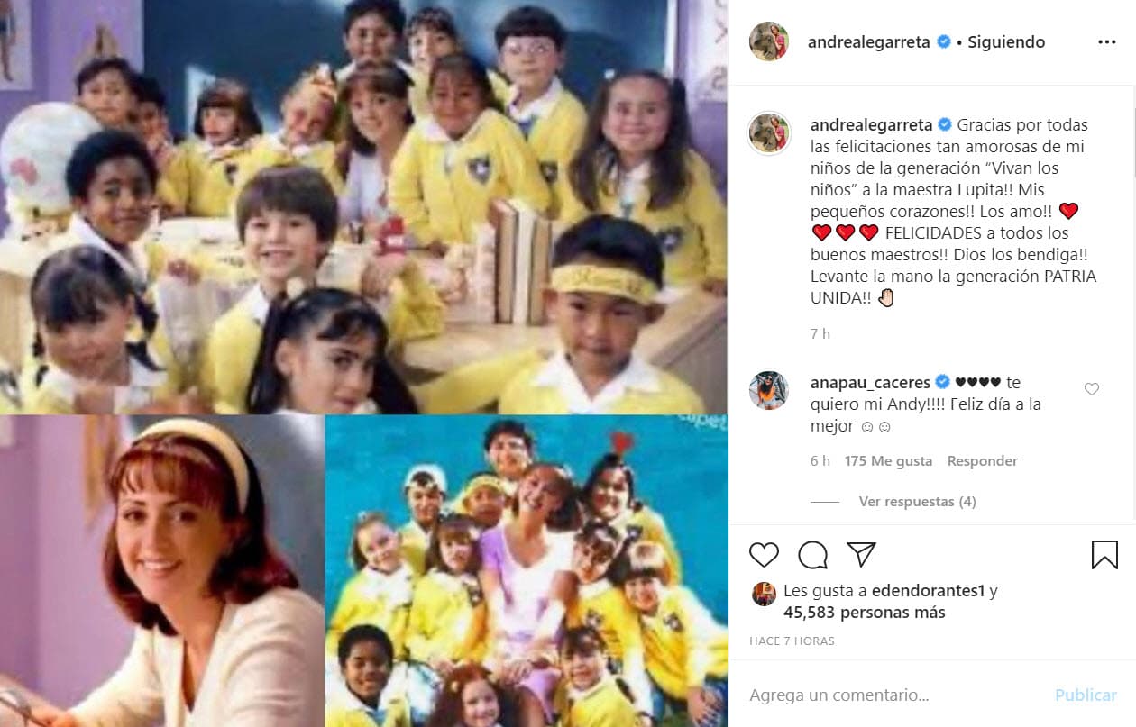 La actriz compartió varias imágenes de la telenovela en su cuenta de Instagram, en donde agradeció por los mensajes para su personaje.
<br>