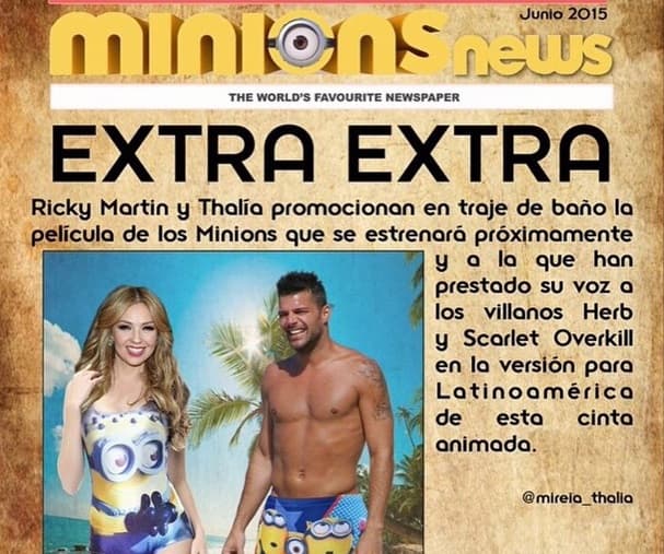 Por supuesto, Ricky Martin es otro de los galanes que junto con Thalía participan en este filme, por eso juntos han alborotado las redes con estas imágenes.