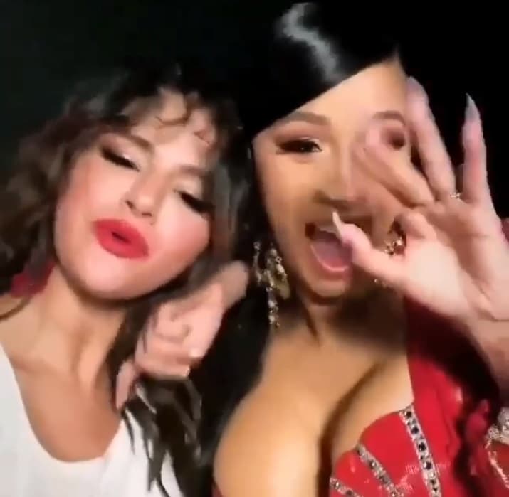 La reina del pop y la reina del rap, comentaron sus miles de seguidores en redes sociales.