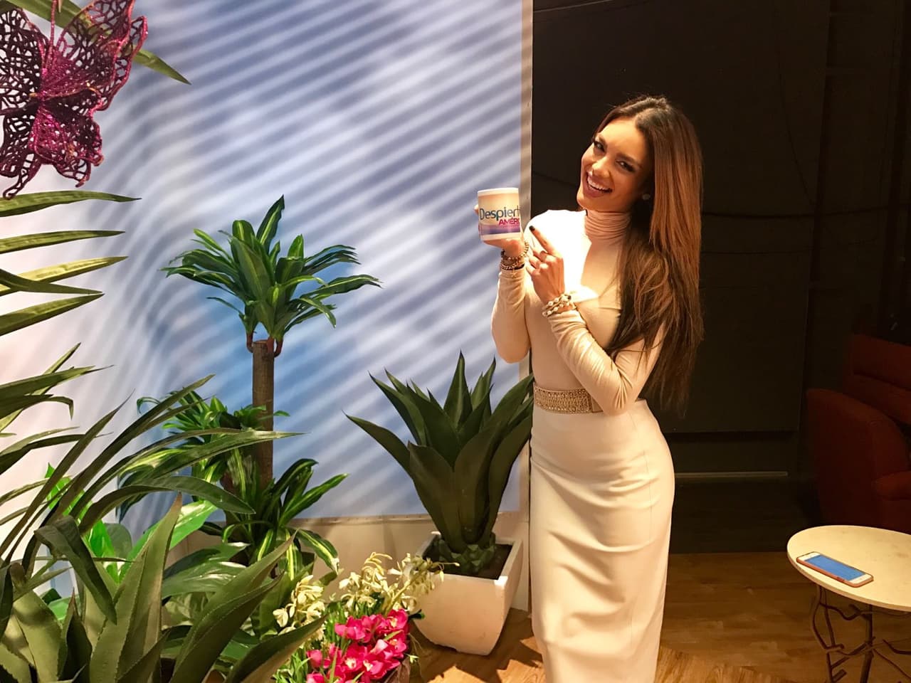 Zuleyka nos contagió a todos con su entusiasmo y alegría.