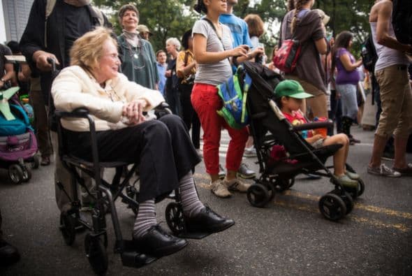 Cientos de miles llegaron hasta Manhattan para unirse en un reclamo común por el medio ambiente.