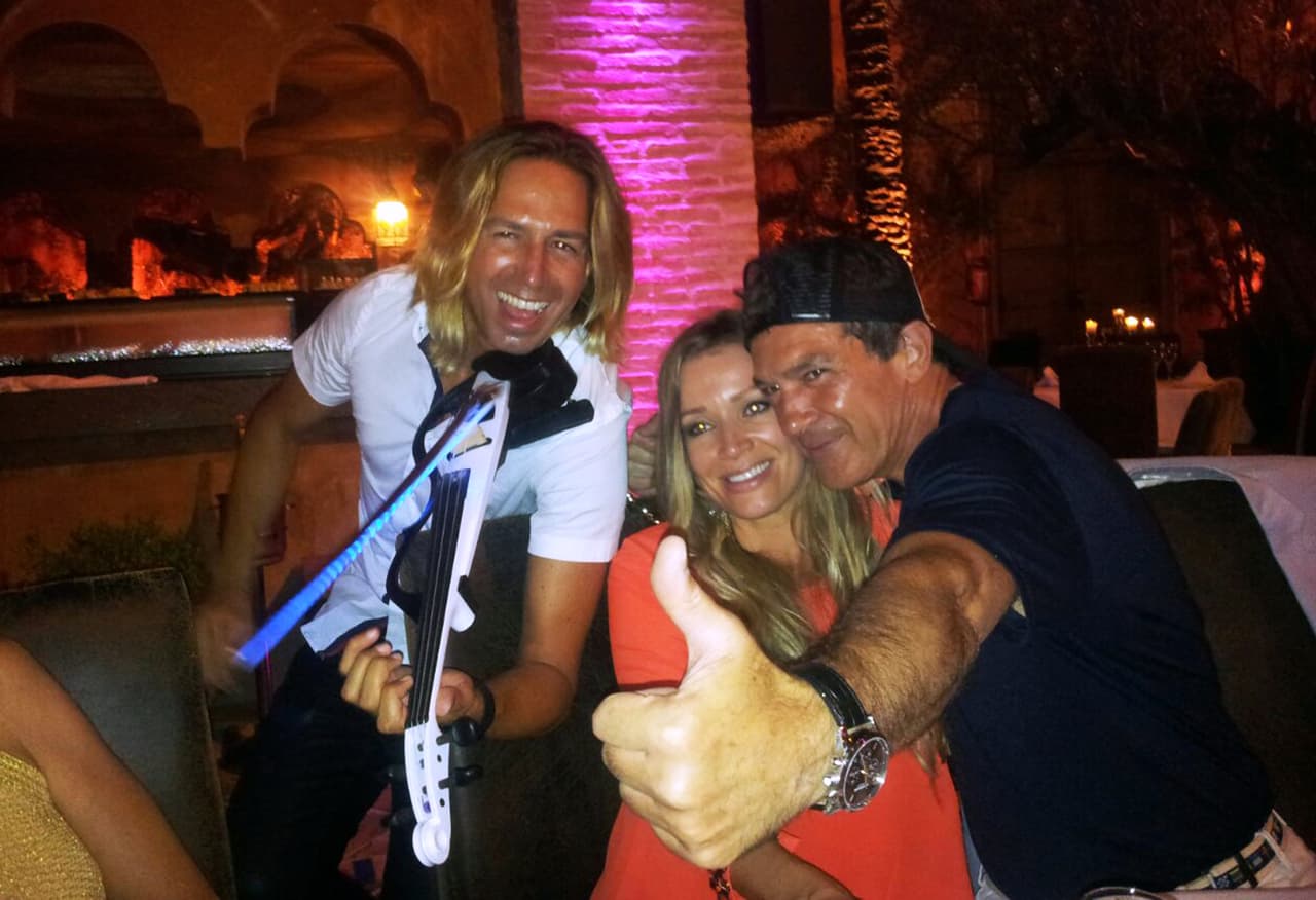 Antonio no dejaba de sonreír.