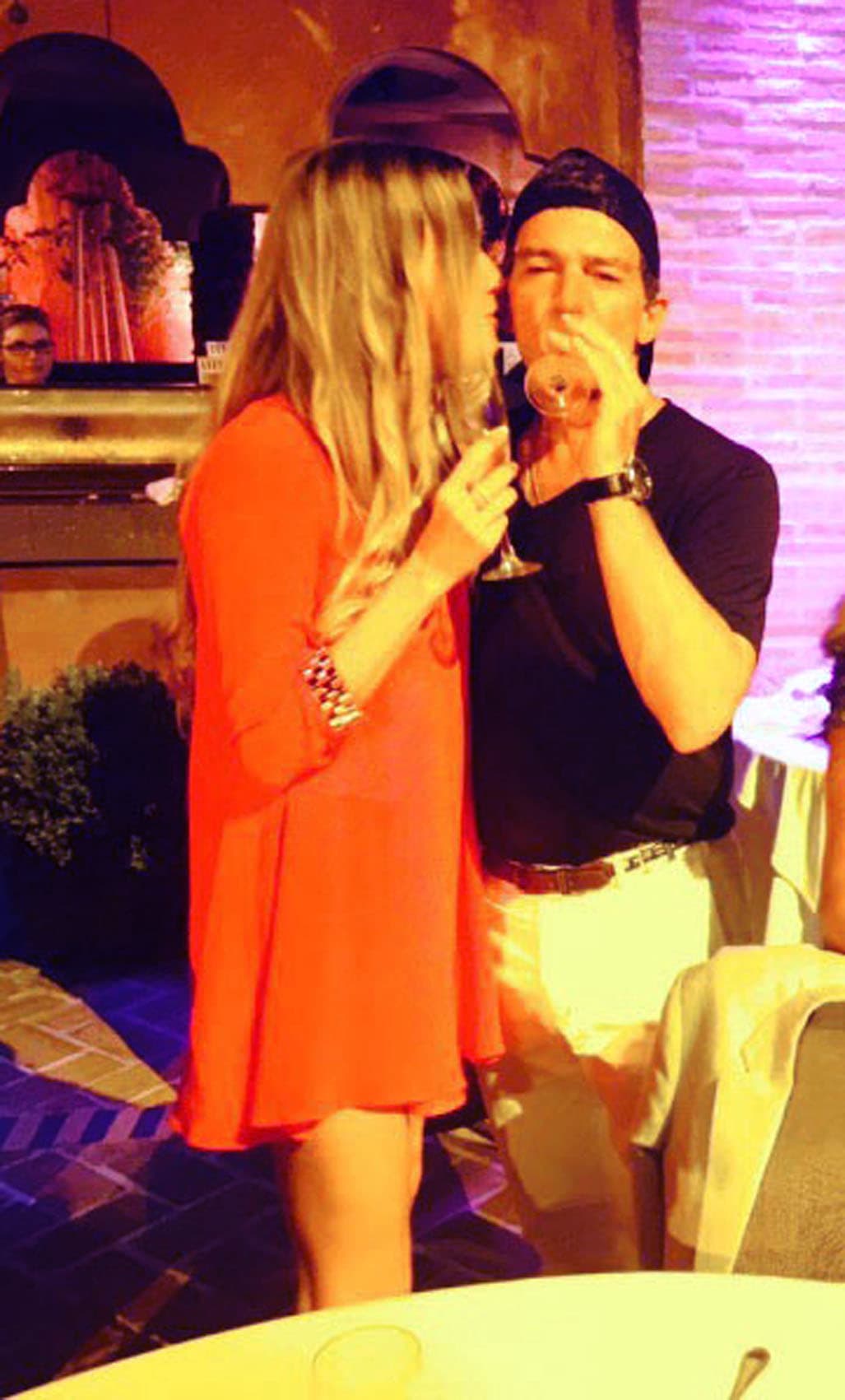 La reunión tuvo lugar en el restaurante Olivia Valere's en Marbella.