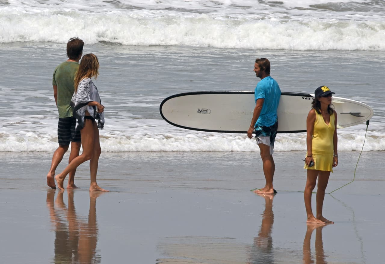 El matrimonio no estuvo solo, los acompañaron algunos familiares.