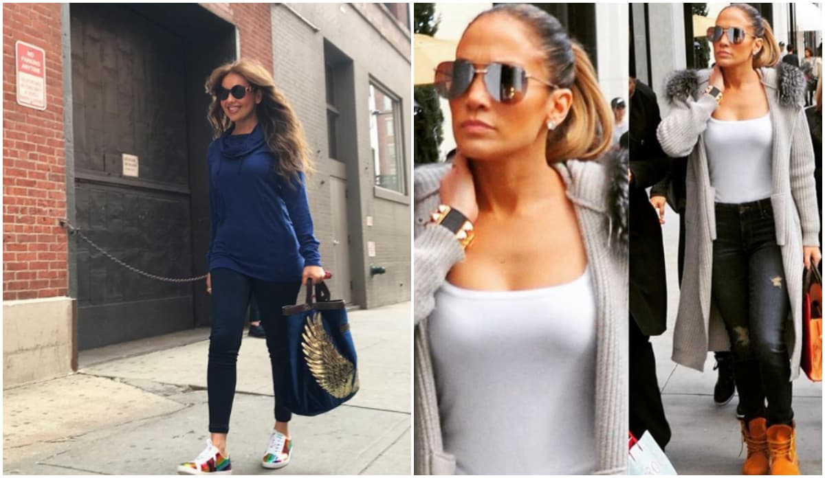 Desde siempre ha sido evidente que tanto Thalía como JLo tiene un gusto particular por la moda y ambas son fashionistas incluso para portar un street style.