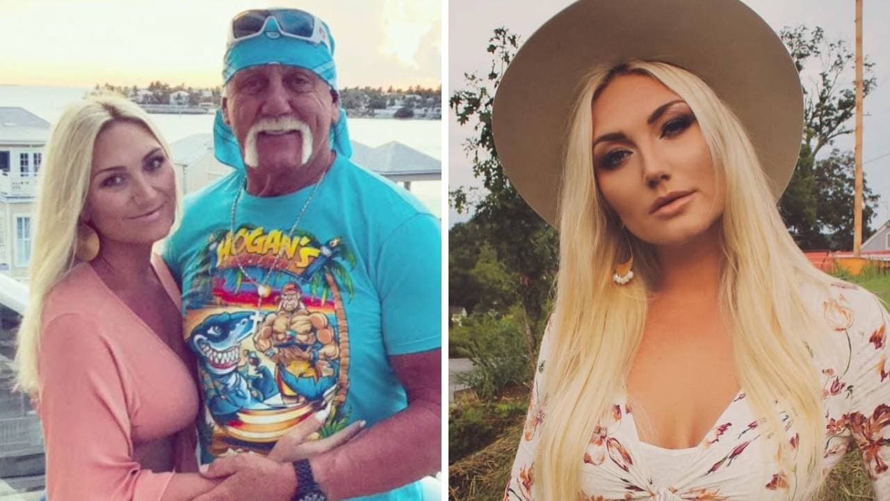 Brooke y su padre Hulk Hogan.