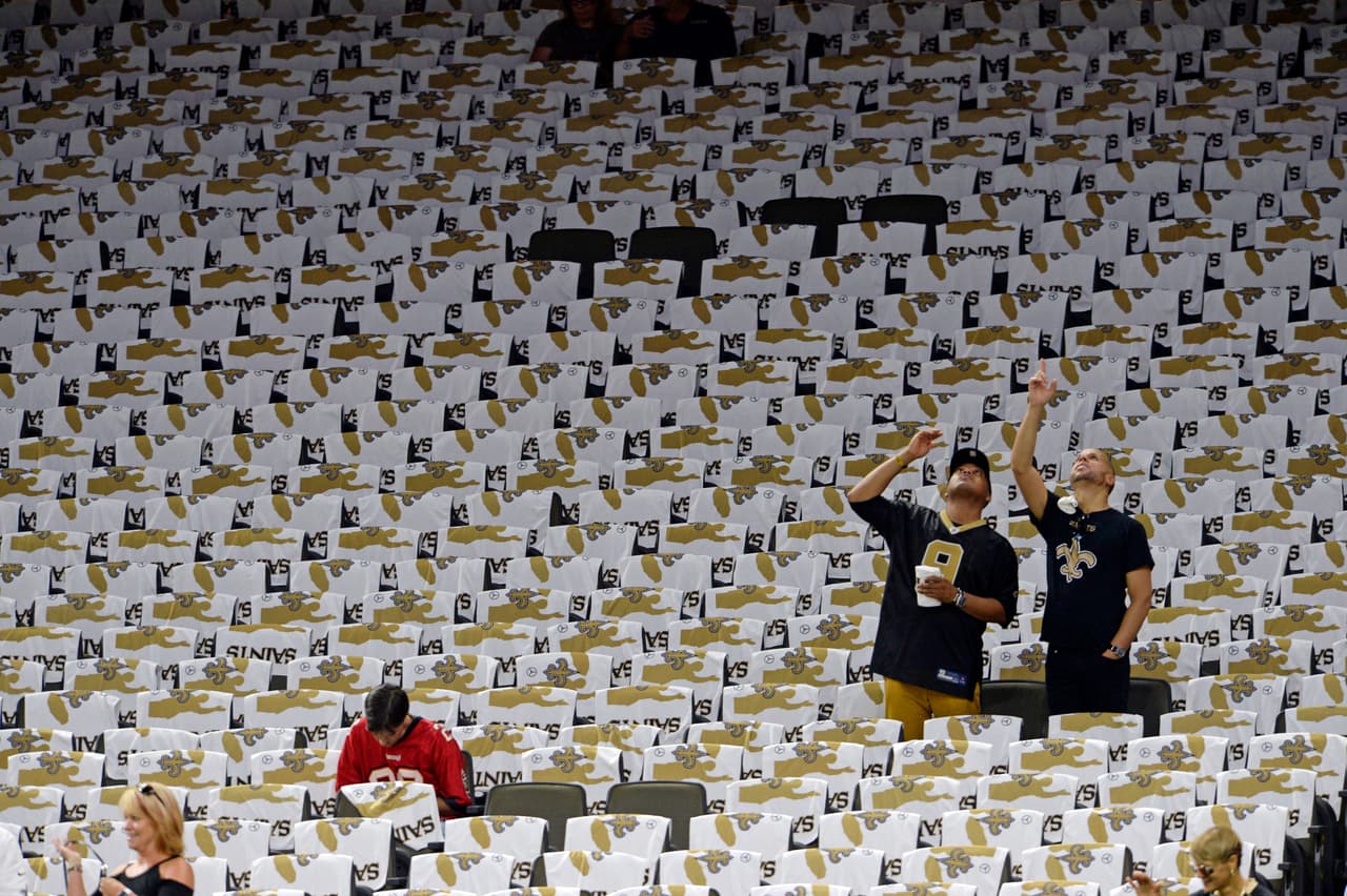 Los aficionados de los Saints se caracterizan no solo por ser de los más fieles de la NFL sino también de los más peculiares por su colorido.