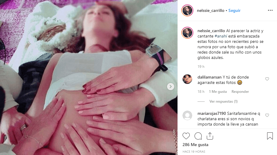 Además, una serie de fotografías que publicó la periodista Nelssie Carrillo, dejó más intrigados a los fans de la cantante.