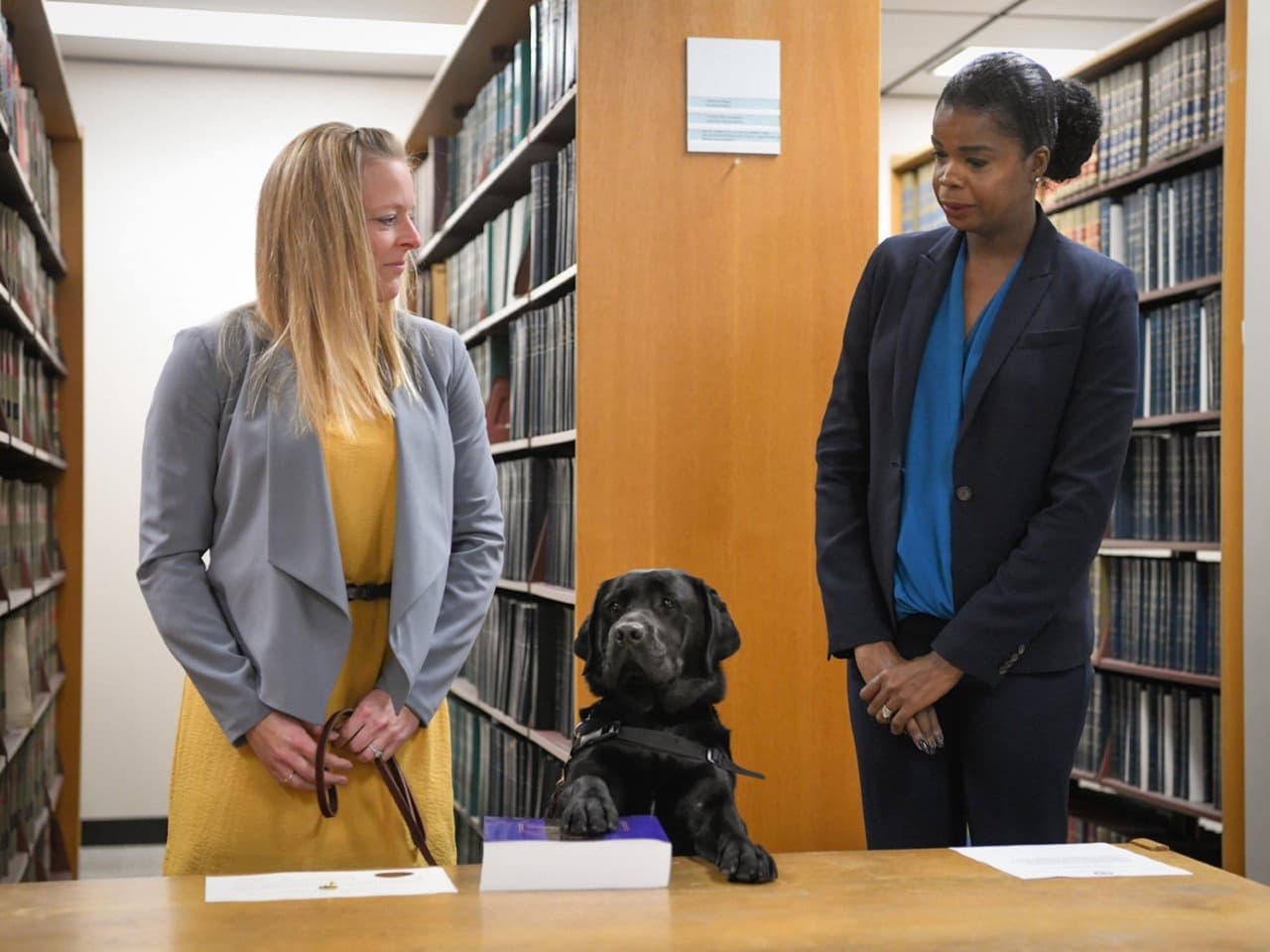 Hatty durante su juramentación.