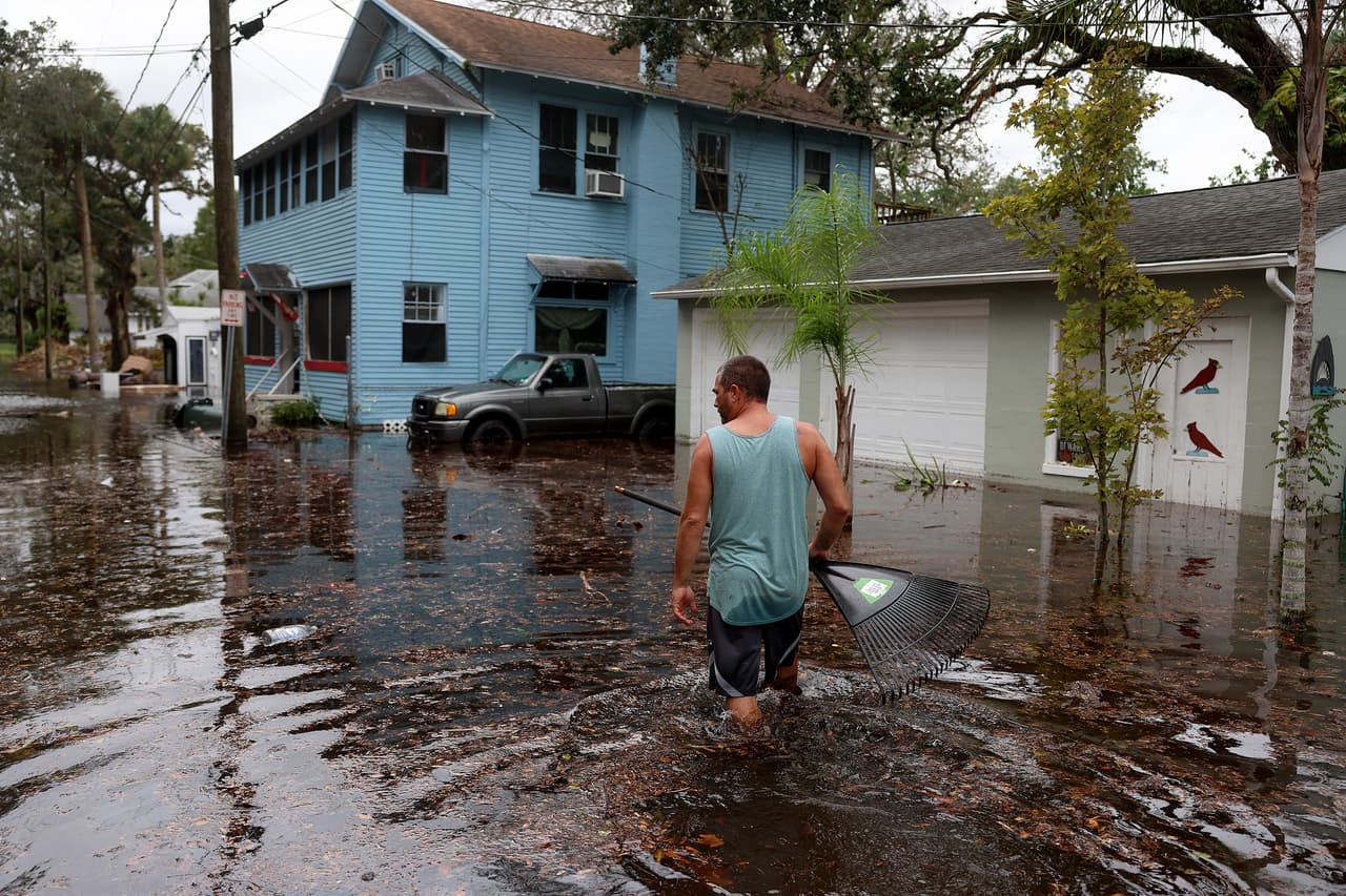Comunidades alejadas de las costas también sufrieron con las inundaciones. 
<br>