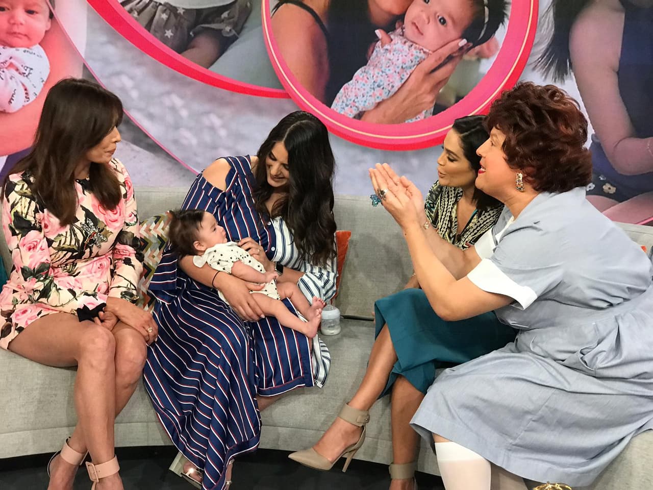 Tres generaciones cerraron la pasarela de Despierta América y después pudieron contarle a Karla Martínez la experiencia que han tenido, Gabriella, como madre, y Giselle, como abuela.
<br>