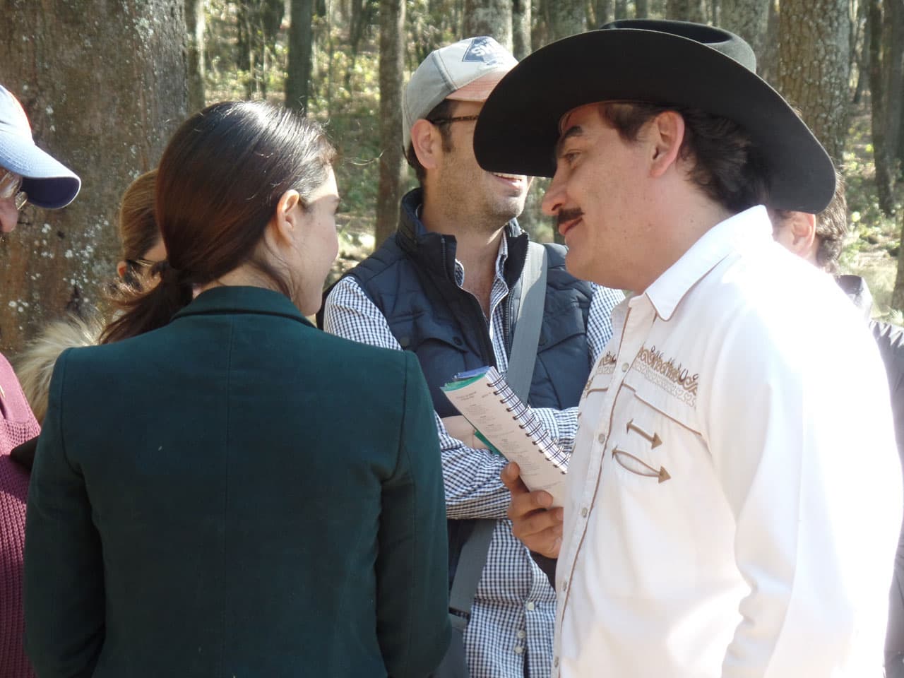 Irán y José Manuel ensayaron varias veces los diálogos para que todo saliera bien en la primera toma.