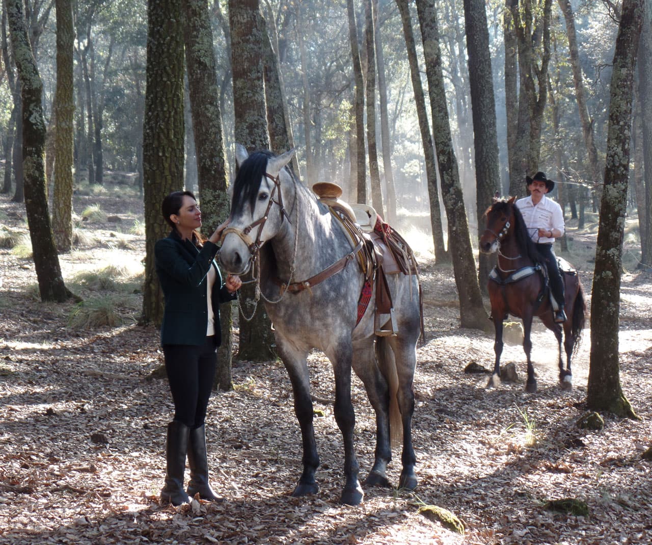 Él llegó para tratar de contentarla, pues sabe que perder a un fiel amigo no es nada fácil.