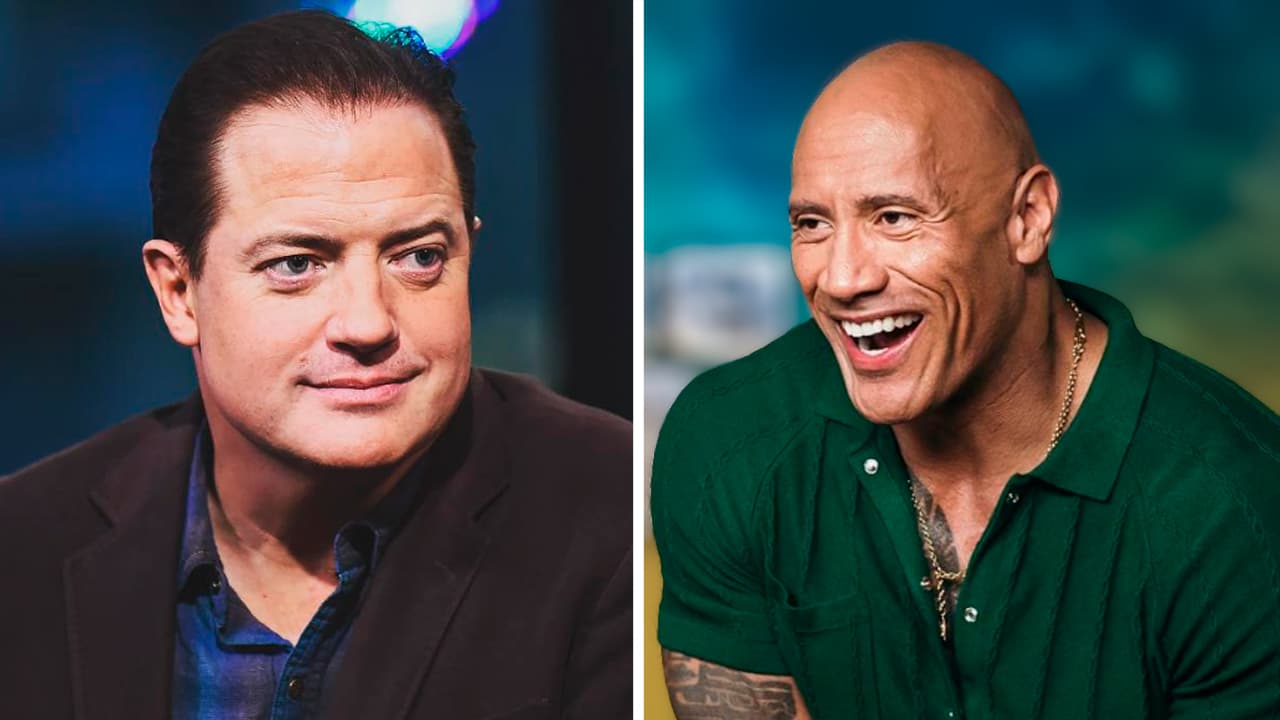 Brendan Fraser ayudó a La Roca cuando nadie lo hizo: 21 años después revelaron la historia