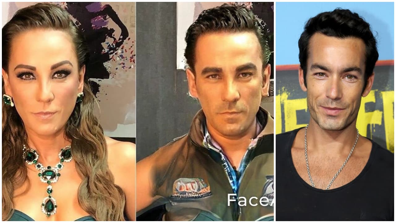 <b>Consuelo Duval</b> compartió en Instagram dos distintas versiones de ella en hombre. En esta le comentaron que era igual al actor 
<b>Aarón Díaz</b>.