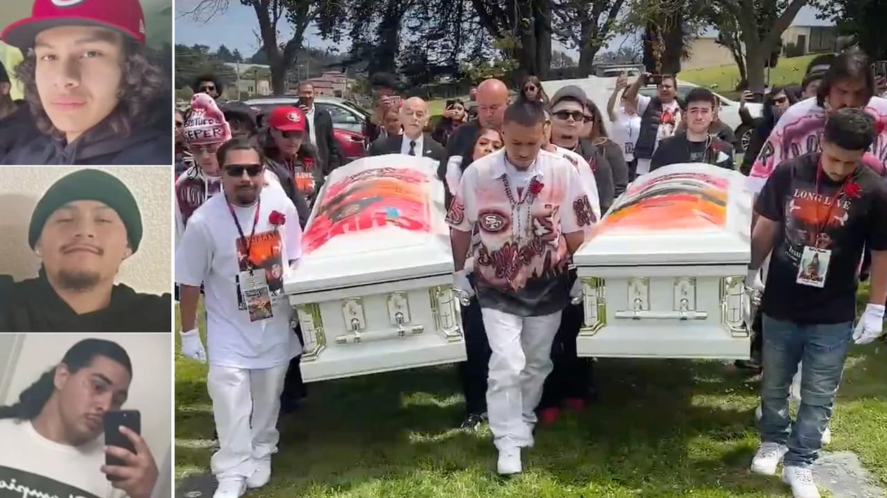 Familiares dan el último adiós a tres hermanos muertos en explosión de Esparto mientras inicia batalla legal