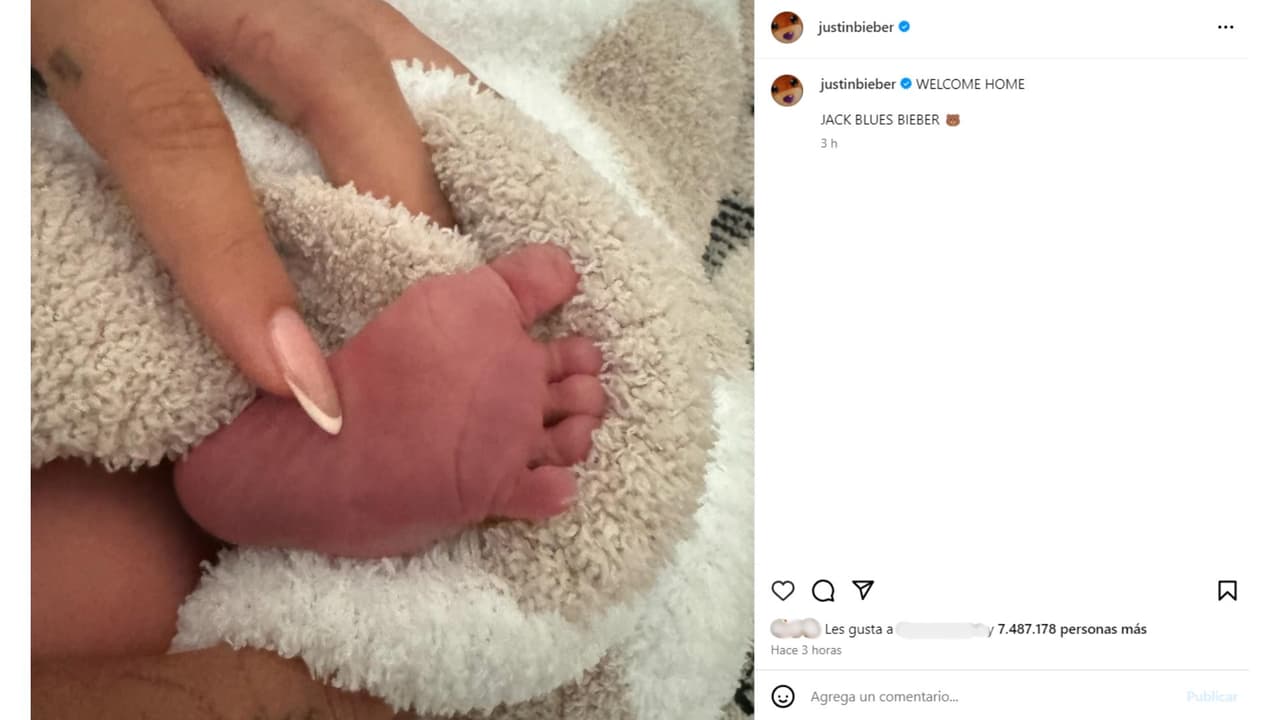 Así presentaron a Jack Blues, su primer hijo.