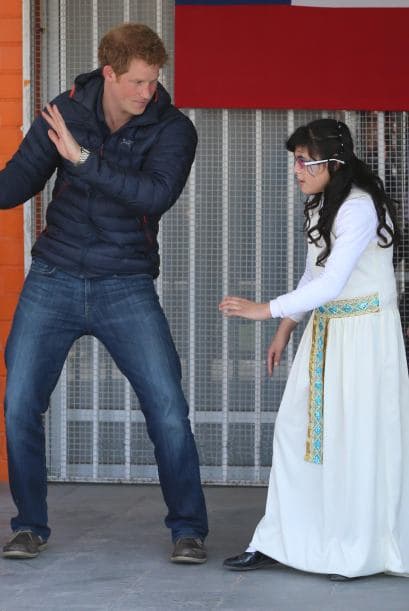 Agenda solidaria del príncipe Harry en Chile