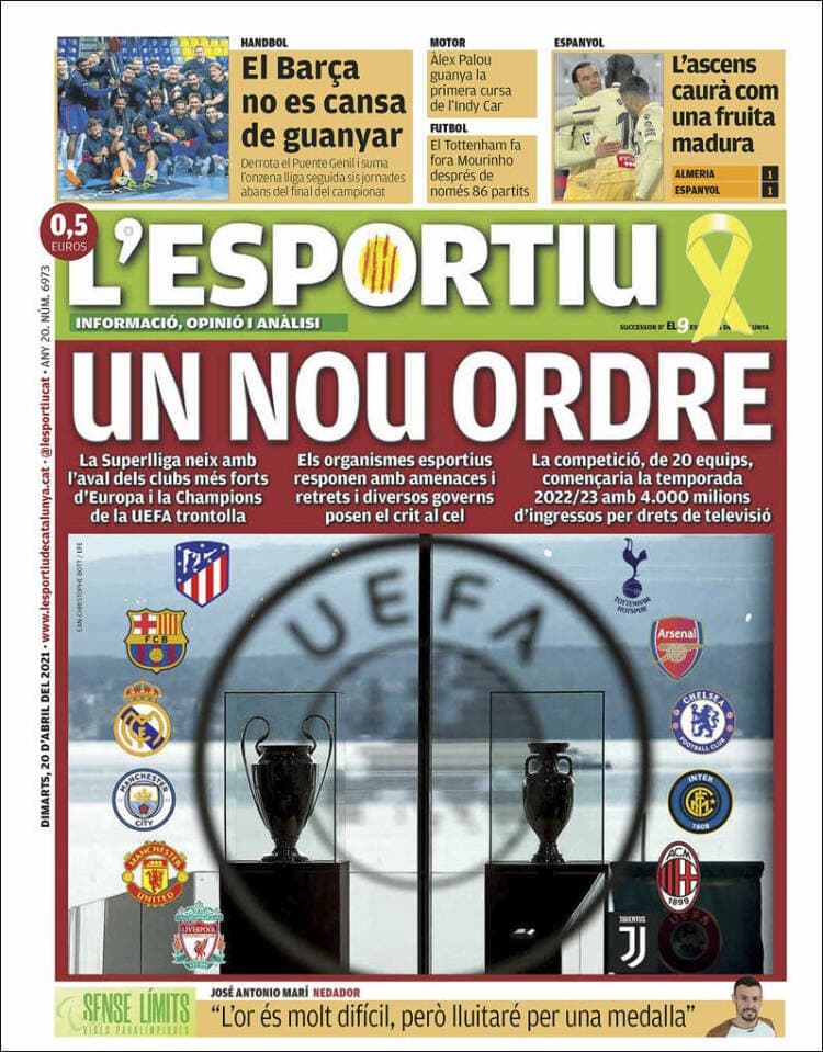 Estos son algunos encabezados de los medios de comunicación.